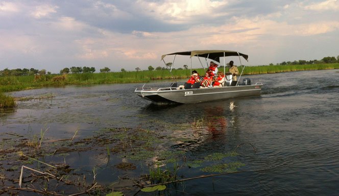 Off-road adventure vehicle in the wilderness